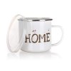BANQUET Hrnek smaltovaný HOME Coll. 0,5 l, s víčkem