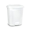 Odpadkový koš nášlapný Orion 5,5 l bílá