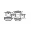 Sada nádobí G21 Gourmet Miracle s pánví navíc, 11 dílů, nerez/greblon