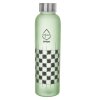 Skleněná láhev Šachovnice 0,6 l zelená