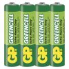 Baterie zinkochloridová GP Greencell AAA (R03), 4 ks