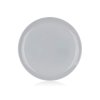 Skleněný mělký talíř kulatý ARC Carine 27 cm šedý