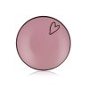 Keramický dezertní talíř BANQUET Heart 19 cm růžový