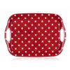 Tác s uchy melaminový BANQUET Dots 36x25,5 cm červený