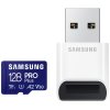 Paměťová karta Samsung Micro SDXC PRO Plus 128GB UHS-I U3 (180R/130W + USB adaptér