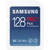 Paměťová karta Samsung SDXC PRO+ 128GB UHS-I U3 (160R/120W) + USB adaptér