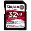 Paměťová karta Kingston Canvas React Plus 32GB SDHC UHS-II (300R/260W)