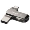 Flash USB Lexar JumpDrive D400 Dual, 64GB USB 3.1USB-C - šedý