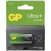 Baterie alkalická GP Ultra Plus C (LR14), 2 ks