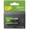 Baterie alkalická GP Ultra Plus D (LR20), 2 ks