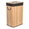 Koš na prádlo G21 72 l, bambusový s hnědým košem