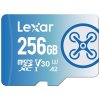 Paměťová karta Lexar FLY 1066x microSDXC 256GB UHS-I, (160R/90W) C10 A2 V30 U3