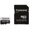 Paměťová karta Transcend MicroSDXC High Endurance 64GB UHS-I U1 (95R/45W) + adaptér