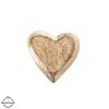 Dřevěné srdce Orion MANGO 7cm