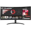 Monitor LG 34WR50QC-B 34",LED podsvícení, VA panel, 5ms, 3000: 1, 300cd/m2, 3440 × 1440, - černý