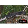 Nůž Cattara BLACK BLADE zavírací s pojistkou 21,7 cm, černý