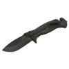 Nůž Cattara BLACK BLADE zavírací s pojistkou 21,7 cm, černý