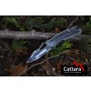 Nůž Cattara BRIGHT zavírací s pojistkou 16,7 cm, stříbrný