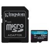 Paměťová karta Kingston Canvas Go! Plus MicroSDXC 256GB U3 UHS-I (200R/160W) + adaptér