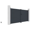 Brána G21 Orlando 350x173 cm dvoukřídlá, antracitová