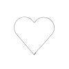 Nerezové vykrajovátko Srdce 4,5 x 4,5 cm