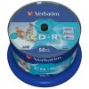 Disk Verbatim CD-R 700MB/80min, 52x, Printable, 50cake