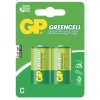 Baterie zinkochloridová GP Greencell C, R14, blistr 2ks