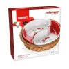 Servírovací mísa v košíku Banquet RED POPPY 20,5cm