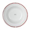 BANQUET Talíř porcelánový hluboký CUBITO Red 21,6 cm