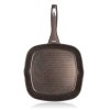 BANQUET Pánev steaková s nepřilnavým povrchem PREMIUM Dark Brown 28 x 28 cm