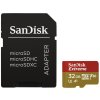 Paměťová karta Sandisk Micro SDHC Extreme 32GB UHS-I U3 (100R/60W) + adaptér