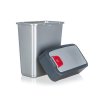 KEEEPER Koš odpadkový 10 l, 36,5 x 29,5 x 18 cm, šedý