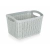 BRILANZ Košík ratanový 21 x 16 x 13,8 cm, 3,3 l, ice grey