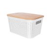 Plastový úložný box s víkem Ratan 28,5 x 21 x 15 cm
