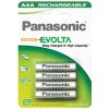 Baterie nabíjecí Panasonic Evolta AAA, 750 mAh, Ni-MH, blistr 4ks