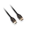 Kabel GoGEN HDMI 2.0, 3m, pozlacený, opletený, High speed, s ethernetem černý