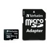 Paměťová karta Verbatim Premium micro SDHC 16GB Class 10 (80R/10W) + adapter