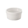 Porcelánová zapékací miska nízká 9 cm bílá