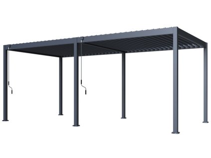 6x3 96 153 75 34 full steel louvre freestanding 2
