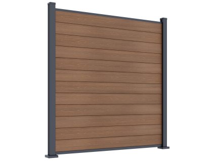 teak 157mmx20mm 1920 75mm alu post top bottom rail 1