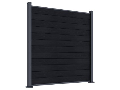 dark grey 157mmx20mm 1920 75mm alu post top bottom rail 1