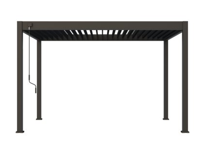 3x4 4 legs anthracite front view