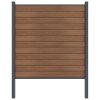 teak 157mmx20mm 2400 75mm alu post top bottom rail 1