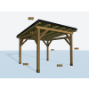 pergola 3000x3000 zepredu