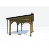 pergola 6000x3000 z boku