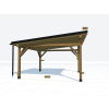 pergola 4000x4000 z boku