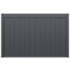 wide vertical tilting aluminum panel anthracite close 2