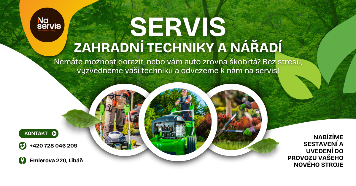 servis zahradní techniky