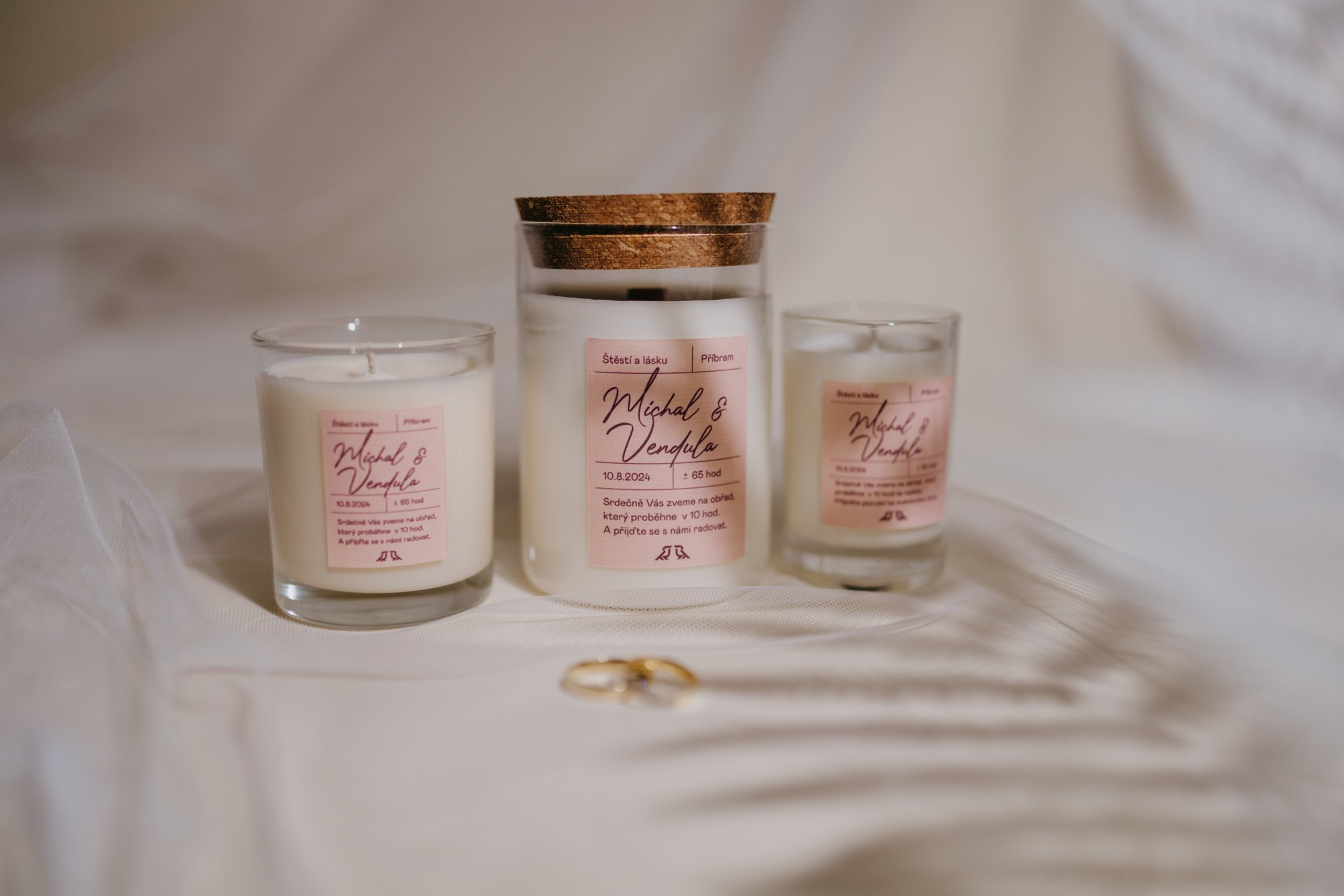 Svatební svíčky pro den D