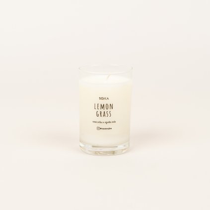121 1 sojova svicka s bavlnenym knotem lemon grass 80g